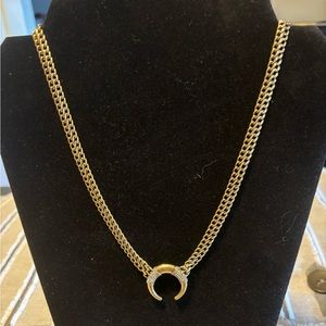 Stella & Dot Double Take Horn Necklace -REVERSIBLE!